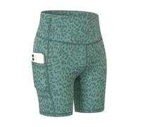 COTOP Pantaloncini Sportivi da Donna, a Vita Alta, con 2 Tasche Laterali, Leggings Corti da Donna, per Yoga, Corsa, Fitness, Ciclismo, Fitness