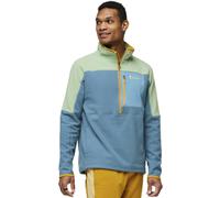 Cotopaxi Abrazo Fleece Half-Zip - felpa in pile - uomo M Light Blue/Light Green man Recycled Polyester