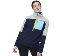 Cotopaxi Abrazo Fleece Half-Zip W - felpa in pile - donna L Dark Blue/Grey woman Recycled Polyester
