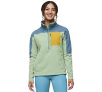 Cotopaxi Abrazo Fleece Half-Zip W - felpa in pile - donna L Light Blue/Light Green woman Recycled Polyester