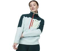 Cotopaxi Abrazo Fleece Half-Zip W - felpa in pile - donna M Dark Green/Green woman Recycled Polyester