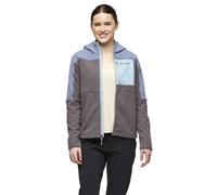 Cotopaxi Abrazo Hooded Full Zip W - felpa in pile - donna XS Light Blue/Grey woman Recycled Polyester,Recycled Materials