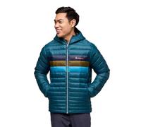 Cotopaxi Fuego Down - Giacca con cappuccio da uomo, Strisce Abyss, Large
