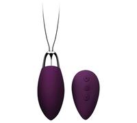 Uovo Vibrante Ricaricabile con Telecomando Senza Fili Cotoxo Fire 2 (Viola Scuro)