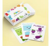 Cots and Cuddles Colori e forme Flashcard educative per lo sviluppo del cervello di apprendimento precoce per il bambino del bambino