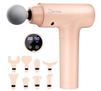 cotsoco Pistola massaggiante per tessuti profondi, massaggiatore muscolare per alleviare il dolore, massaggiatore elettrico portatile a 20 velocità, con motore brushless silenzioso, adatta per