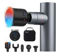 Cotsoco Pistola Massaggio Muscolare Professionale, Massaggiatore a Percussione Profondo con Terapia Caldo/Freddo, Portatile e Silenzioso, Corpo in Metallo, Ideale per Sportivi e Recupero Muscolare