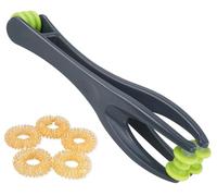 cotsoco Rullo massaggiatore per dita 2 in 1 per alleviare il dolore, lo stress, l'artrite e la circolazione, strumento terapeutico a due lati per tunnel carpale, con 5 anelli massaggianti per