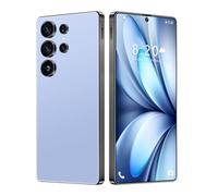 COTSRGT Smartphone S25 Ultra Con Penna Integrata - Cellulari Con Batteria Da 8000 MAh, 16 GB Di RAM 1 TB Di ROM, Schermo Grande HD Da 7,3", Doppia SIM 5G/4G Gratuita Sbloccata, WiFi/GPS,Blue-7.3 Inch