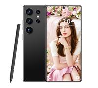 COTSRGT Smartphone S25 Ultra Sbloccato 5G, Display HD Da 7,3", 16GB 1TB, Doppia SIM, Fotocamera Da 72 MP 108 MP, Sistema Operativo Android 14, Supporta WIFI/Bluetooth/GPS/Face ID,Black-7.3 Inch