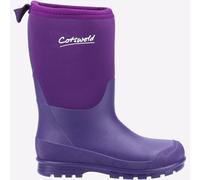 Cotswold Collinare Neoprene Junior Bambine Impermeabile Wellington Stivali Viola