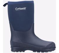 Cotswold Collinare Neoprene Junior Outdoor Passeggio Stivali da Pioggia Navy