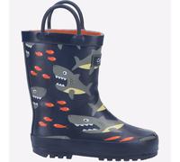 Cotswold Puddle Impermeabile Adolescenti Shark Stivali Stivale da Pioggia
