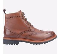 Cotswold Rissington Commando da Uomo Casual Moda Classica Stivali Brogue Marrone