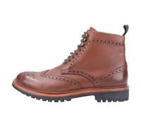 Cotswold Rissington Commando Stivali da Uomo in Pelle Marrone. - EUR 42