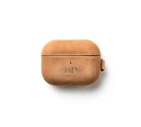 Cotswold Wears Custodia per AirPods Pro 3 2 1 in vera pelle, compatibile con Apple AirPods Pro di 3a, 2a e 1a generazione, compatibile con ricarica wireless, LED frontale visibile (marrone chiaro Pro