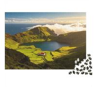 Cotswolds Fiume Puzzles 1000 Piece Recyclable Material Green Landscape Puzzle for Adultos Ottima Idea Regalo Fun Family Gaming Time Activity 70x50cm/1000pcs