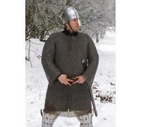 Cotta Di Maglia Hauberk, Non Rivettata, ID 8 Mm, Zincata