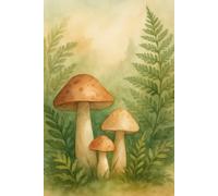 Cottage Core Mushroom & Ferns Journal - Whimsical Woodland Notebook: Botanical Art | Rustic Nature-Inspired Design for Fairycore & Cottagecore Lovers