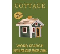 Cottage Core Word Search Puzzle Book: Word Searches with Easy to Read Print about Cottage Core, Cottage, Farming and More | 6x9 inches, 110 pages | ... for Vacations, Holidays and Free Time.