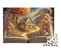 Cottage da Sogno Autunno Puzzle 1000 Pezzi per Adulti 52x38cm/1000pcs