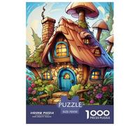 Cottage di villaggio di montagnaJigsaw Puzzles for Adults 1000 Piece Age 12+ for Adults Edugattoional Game Challenge Toy Beautiful Decoration for Aduits Kids70x50cm/1000pcs