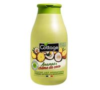COTTAGE - Doccia Latte Idratante - Ananas e crema di cocco - 97% Ingredienti Di Origine Naturale - Made In France - 250 ml