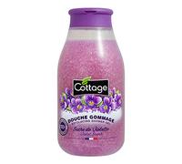 COTTAGE - Doccia peeling viola grani di zucchero peeling 100% naturale - 270 ml