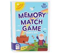 Cottage Door Press Gioco di Memory Matching per bambini dai 3 anni in su, gioco di schede di memoria con 72 carte spesse grandi, gioco di apprendimento prescolare (Arca di Noè)