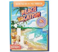 Cottage Door Press Katie Melrose Sticker by Number Beach Vacation (Tascabile)