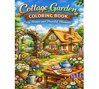 Cottage Garden Coloring Book Cozy Homes and Peaceful Moments