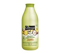 Cottage Gel doccia idratante e latte da bagno - 97% ingredienti naturali, pH neutro, dermatologicamente testato, bagnoschiuma idratante con fragranza di crema all'ananas e cocco, nutriente per la
