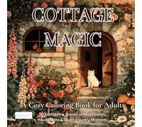 Cottage Magic: A Cozy Coloring Book for Adults: 50 Enchanting Scenes of Wildflowers, Mushrooms & Quiet Country Moments | Relaxing Cottagecore Illustrations for Stress Relief