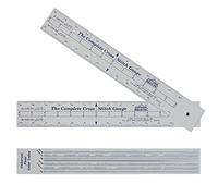 Cottage Mills Completa Punto Croce Gauge - Bilance per 12 conteggi in tessuto - Conte punti, determinare le dimensioni e da dove cominciare il design