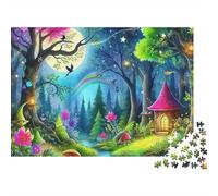 Cottage nel Bosco Fantastico Puzzle 1000 Pezzi per Adulti 52x38cm/1000pcs