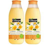 Cottage - Olio doccia con Monoi, idratante e nutriente per pelli secche e sensibili, 560 ml (Confezione da 2)