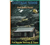 Cottage Vibes Word Search Puzzle Book: Easy to read print (6x9 inches, 110 pages) 50+ puzzles