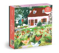 Cottage Wildflowers 1000 Piece Puzzle in a Square Box