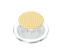 Cottagecore a quadretti piccoli a quadretti gialli PopSockets PopGrip per MagSafe