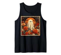 Cottagecore Autunno Fantasma Fiori con Harvest Full Moon Canotta