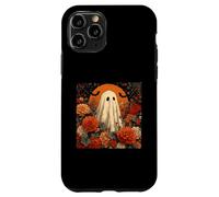 Cottagecore Autunno Fantasma Fiori con Harvest Full Moon Custodia per iPhone 11 Pro