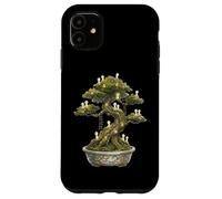 Cottagecore Bonsai Tree Kodama Spirits Giardino Giapponese Art Custodia per iPhone 11