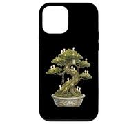 Cottagecore Bonsai Tree Kodama Spirits Giardino Giapponese Art Custodia per iPhone 12 mini