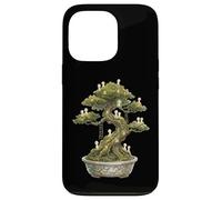 Cottagecore Bonsai Tree Kodama Spirits Giardino Giapponese Art Custodia per iPhone 13 Pro