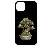Cottagecore Bonsai Tree Kodama Spirits Giardino Giapponese Art Custodia per iPhone 14 Plus