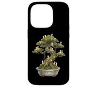 Cottagecore Bonsai Tree Kodama Spirits Giardino Giapponese Art Custodia per iPhone 14 Pro