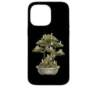 Cottagecore Bonsai Tree Kodama Spirits Giardino Giapponese Art Custodia per iPhone 14 Pro Max