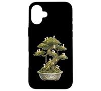 Cottagecore Bonsai Tree Kodama Spirits Giardino Giapponese Art Custodia per iPhone 16 Plus