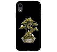 Cottagecore Bonsai Tree Kodama Spirits Giardino Giapponese Art Custodia per iPhone XR
