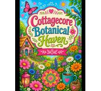 Cottagecore Botanical Haven: Bold and Easy Nature Pages for Stress Relief and Calm Mindfulness